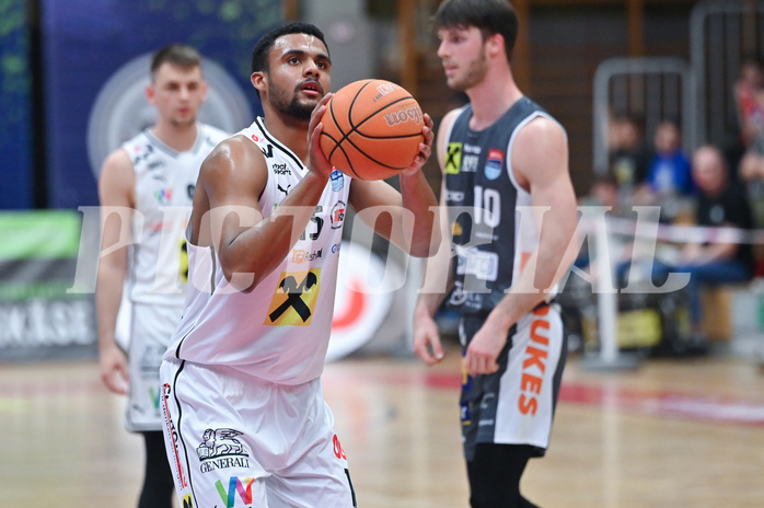 Basketball, Superliga 2024/25, Plazierungsrunde 7.Runde, Flyers Wels vs. Klosterneuburg Dukes,