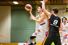 Basketball, 2.Bundesliga, Grunddurchgang 15.Runde, Mattersburg Rocks, Basket Flames, Bence CZUKOR (7), Maximilian Chyna (9)