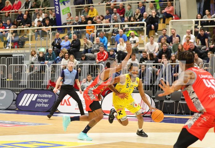 Basketball Superliga 2023/24, Grunddurchgang 19.Runde SKN St. Pölten vs. Traiskirchen Lions