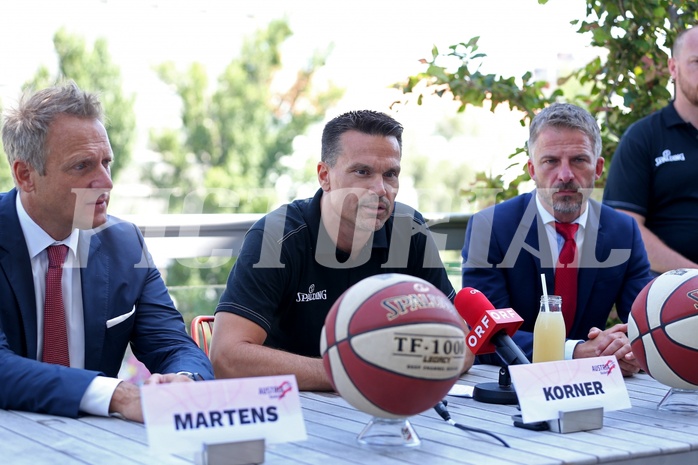 Basketball ÖBV 2019, Pressekonferenz  vs. 


