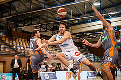 Basketball, bet-at-home Basketball Superliga 2020/21, Platzierungsrunde, 2. Runde, Oberwart Gunners, Klosterneuburg Dukes, Terrence Bieshaar (14)