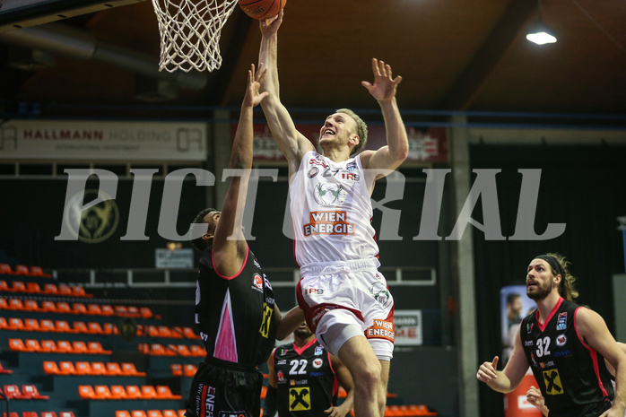 Basketball Superliga 2021/22, Grunddurchgang 5.Runde BC Vienna vs. Flyers Wels


