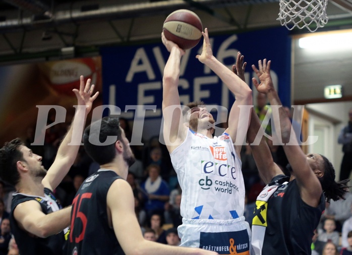 04.01.2018 Basletball ABL 2017/18 Grunddurchgang 16.Runde Kapfenberg Bulls vs Flyers Wels