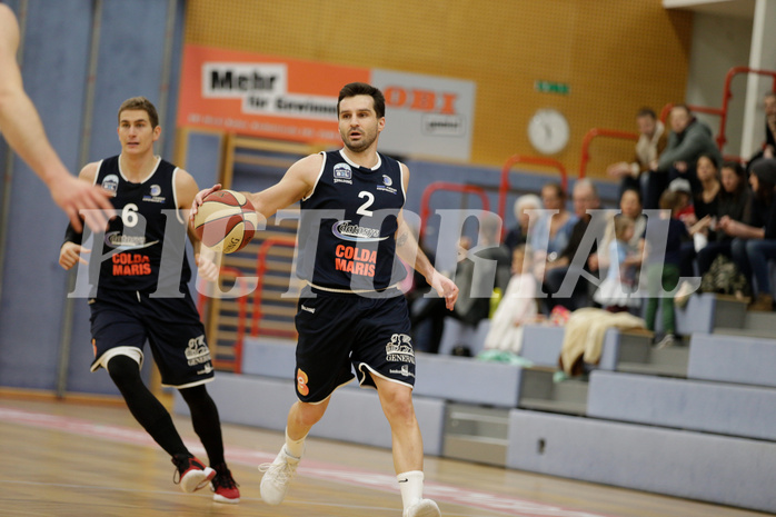 Basketball, Basketball Zweite Liga, Grunddurchgang 19.Runde, Basket Flames, BBC Nord Dragonz, Petar Cosic (2)