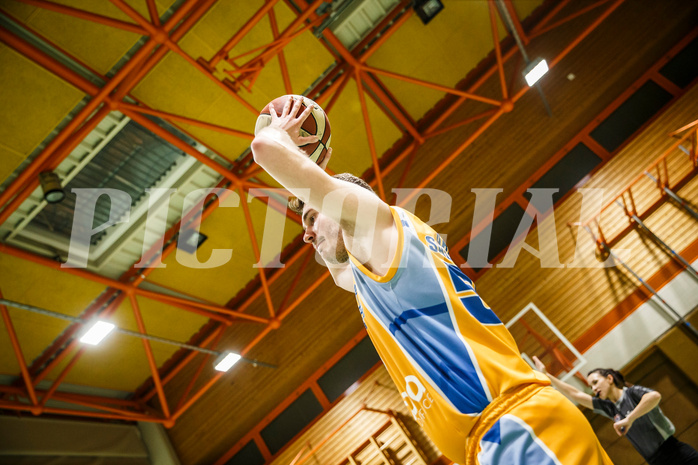 Basketball, Basketball Zweite Liga, Grunddurchgang 22.Runde, BBC Nord Dragonz, BBU Salzburg, Luka Milovac (55)