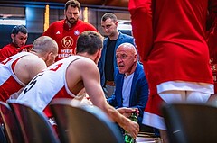 Basketball, Win2Day Superliga 2022/23, Playoff, Finale Spiel 4, BC Vienna, Gmunden Swans, Aramis Naglic (Head Coach)