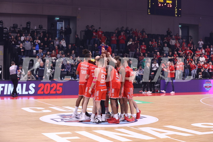 18.01.2025, Graz, Raiffeisen Sportpark, Basketball Austria Cup 2025, Final Four, Semifinale, Flyer Wels vs BBC Nord,  