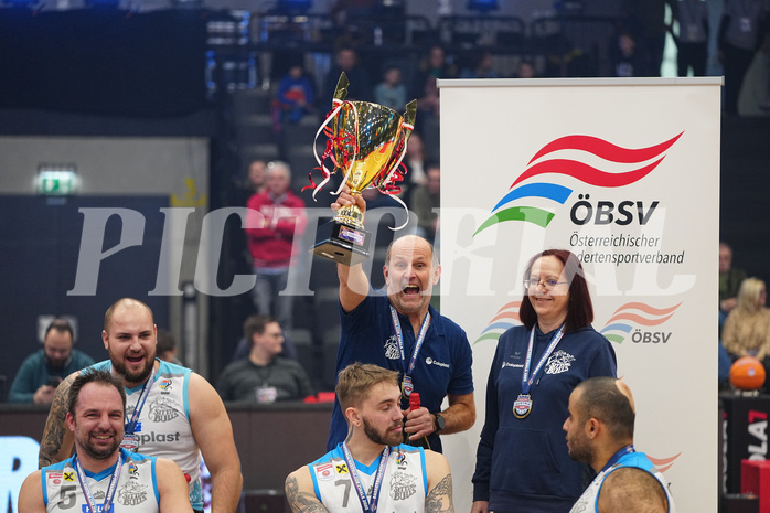 Basketball Austria Cup 2025, Final Four, Rollstuhl BB Cup Finale,  Flinkstones Graz vs Sitting Bulls Klosterneuburg


