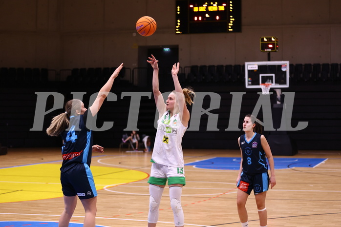 26.01.2025, Graz, Raiffeisen Sportpark, Basketball Damen Superliga 2024/25, Grunddurchgang, 12.Runde, UBI Graz vs. DBB WelsVienna Timberwolves