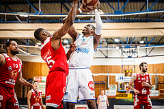 Basketball, bet-at-home Basketball Superliga 2020/21, Grunddurchgang, 16. Runde, Oberwart Gunners, BC Vienna, Nigel Pruitt (11)