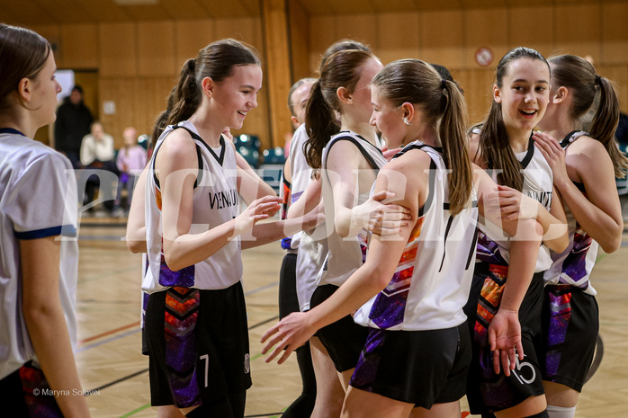 16.02.2025 Österreichischer Basketballverband 2024/25, SLWU16 Vienna United vs Basket Duchess