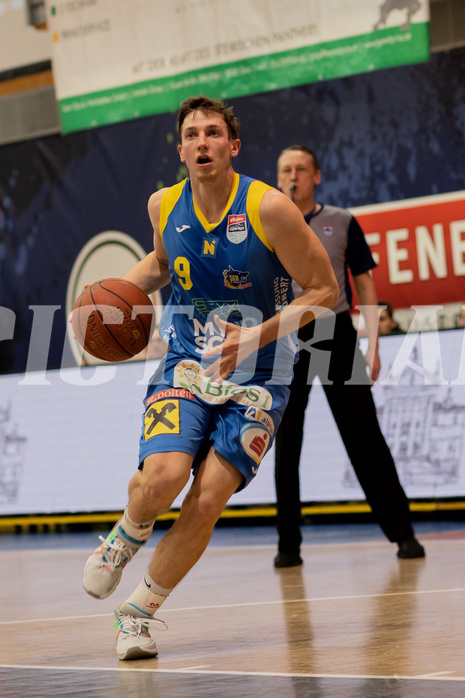 Basketball, Basketball Superliga 2022/23, Grunddurchgang Runde 18, Kapfenberg Bulls, SKN St. P