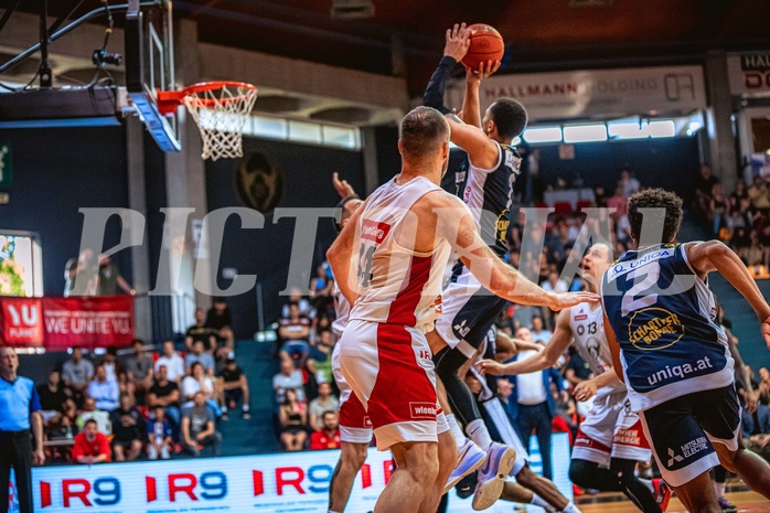 Basketball, Win2Day Superliga 2022/23, Playoff, Finale Spiel 4, BC Vienna, Gmunden Swans, 
