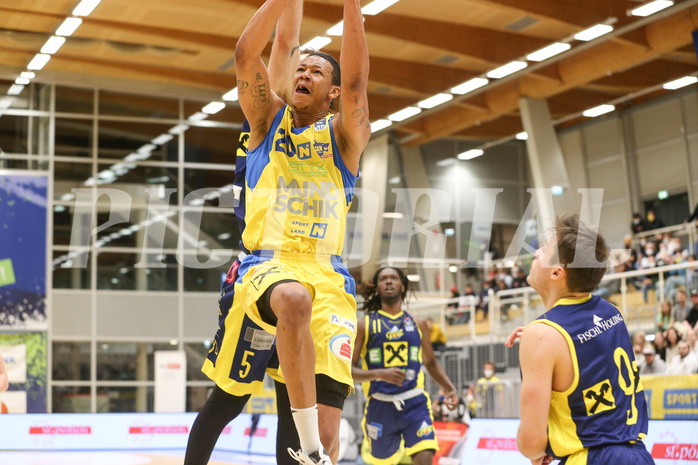 Basketball Superliga 2021/22, 7.Plazierungsrunde SKN St.Pölten vs. UBSC Graz
