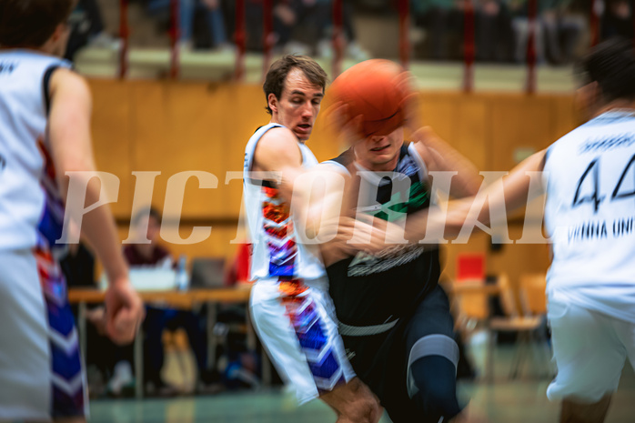 Basketball, Basketball Zweite Liga 2022/23, Grunddurchgang 19.Runde, Vienna United, UDW Alligators, Branislav Balvan (14)