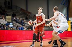 Basketball, ABL 2018/19, Grunddurchgang 29.Runde, Oberwart Gunners, Traiskirchen Lions, Benedikt Güttl (7)