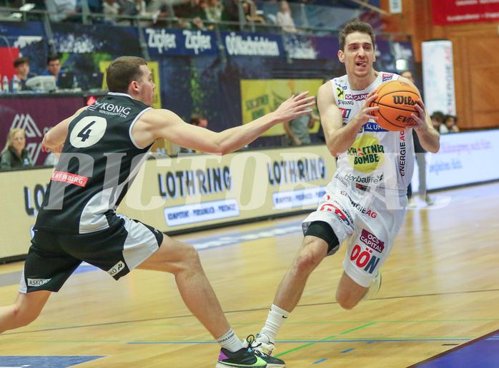 Basketball Superliga 2023/24, Grunddurchgang 18.Runde Gmunden Swans vs. Kapfenberg Bulls