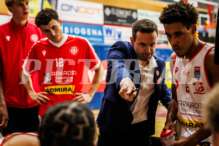 Basketball, win2day Basketball Superliga 2024/25, Grunddurchgang 1.Runde, Traiskirchen Lions, Kapfenberg Bulls, 