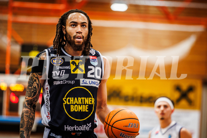 Basketball, win2day Basketball Superliga 2024/25, Playoffs Halbfinale 4. Spiel
, BBC Nord Dragonz, Gmunden Swans, Joseph Reece (20)