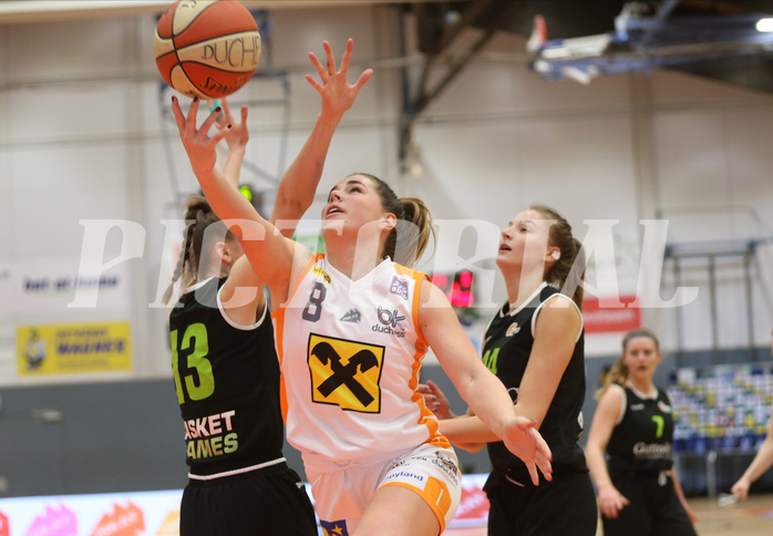 Basketball Damen Superliga 20120/21, Grunddurchgang 14.Runde BK Duchess vs. Basket Flames


