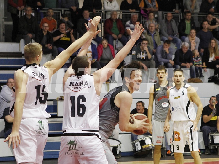 Basketball 2.Bundesliga 2017/18 Grunddurchgang 8.Runde  Jennersdorf Blackbirds vs Villach Raiders
