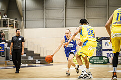 Basketball, bet-at-home Basketball Superliga 2021/22, Platzierungsrunde 9.Runde, SKN St. Pölten Basketball, Oberwart Gunners, Sebastian Käferle (7)