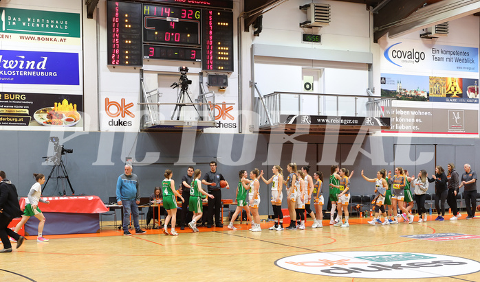 Basketball Damen Superliga 2022/23, Grunddurchgang 9.Runde BK Duchess Klosterneuburg vs. KOS Celovec


