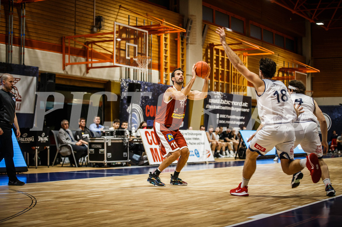 Basketball, win2day Basketball Superliga 2022/23, Grunddurchgang 3. Runde, BBC Nord Dragonz, Traiskirchen Lions, Fabricio Vay (11)