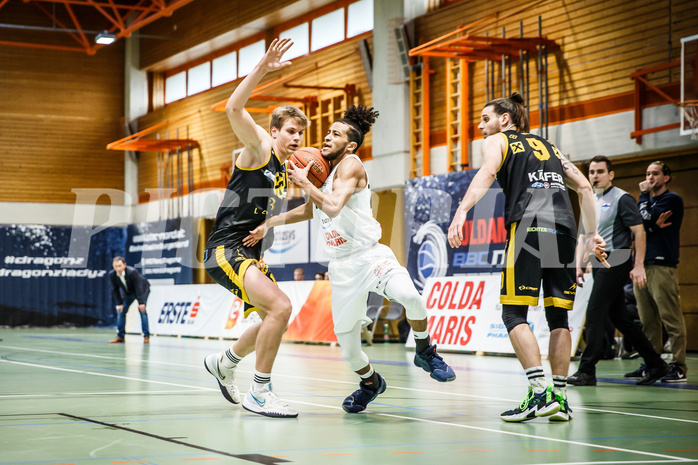 Basketball, Basketball Zweite Liga, Halbfinale Spiel 1, BBC Nord Dragonz, Fürstenfeld Panthers, Kyran Jordan Mc Clure (13)
