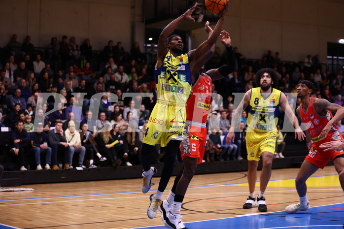13.01.2024, Graz, Raiffeisen Sportpark Graz, Basketball Superliga 2023/24, Grunddurchgang, Runde 18, UBSC Raiffeisen Graz - Arkadia Traiskirchen Lions