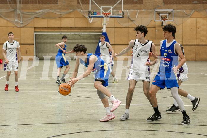 27.04.2025 Österreichischer Basketballverband 2024/25, SLMU16, VF Vienna United vs. SKN St. Pölten