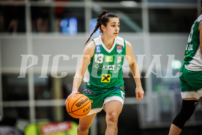 Basketball, Win2Day Basketball Damen Superliga 2023/24, Playoff, Finale Spiel 3, SKN St. Pölten, UBI Graz, Laura Bischof (13)