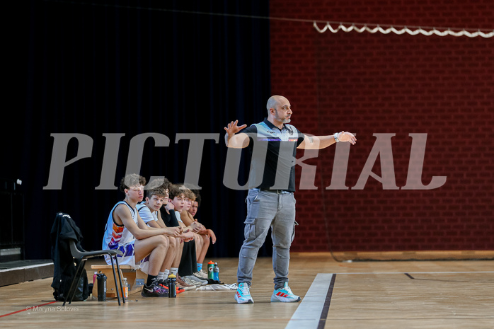 23.03.2025 Österreichischer Basketballverband 2024/25, SLMU16, Post SV Wien vs. Basket Dukes