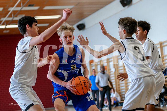 31.03.2025 Österreichischer Basketballverband 2024/25, SLMU14 Basket Flames WAT vs. FSN Baskets Wels
