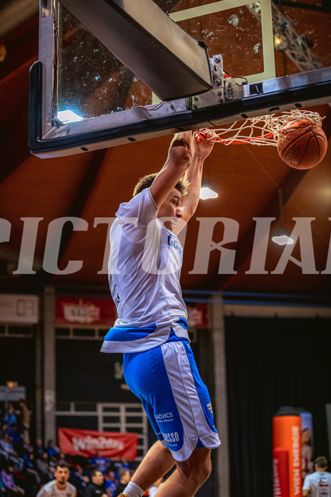Basketball, Win2Day Superliga 2022/23, Grunddurchgang 14.Runde, BC GGMT Vienna, Unger Steel Gunners Oberwart, Brock Gardner (10)