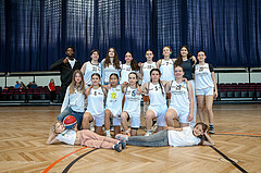 27.04.2025 Österreichischer Basketballverband 2024/25, SLWU16 VF Basket Flames UNION vs. DBB  Basketgirls Wels