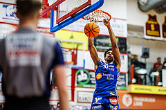Basketball, Win2Day Superliga 2024/25, Playoffs, Halbfinale Spiel 2, Traiskirchen Lions, Oberwart Gunners, Robert Allen (10)