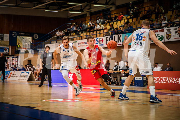 Basketball, Basketball Austria Cup 2021/22, Achtelfinale, Oberwart Gunners, Traiskirchen Lions, 