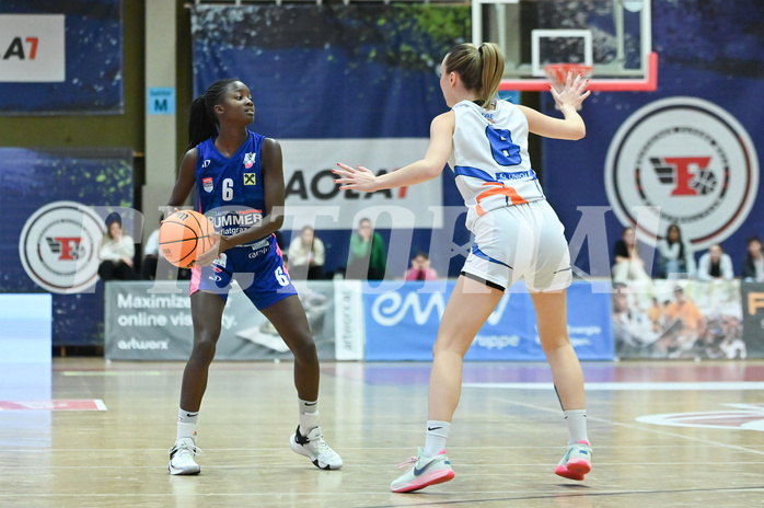 Basketball Superliga 2023/24, Grunddurchgang 7.Runde,
DBB LZ OÖ vs UBSC Graz,

