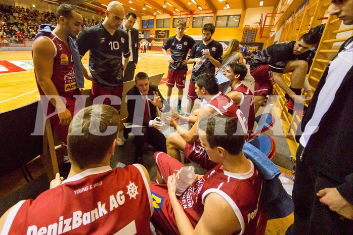 Basketball ABL 2015/16 Grunddurchgang 23.Runde Traiskirchen Lions vs. Oberwart Gunners 