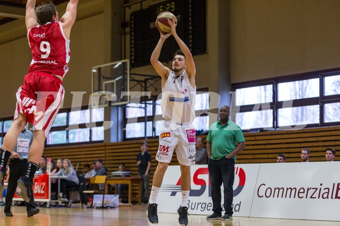 Basketball, 2.Bundesliga, Grunddurchgang 19.Runde, Mattersburg Rocks, UBC St. Pölten, Bence CZUKOR (7), Roman Jagsch (9)