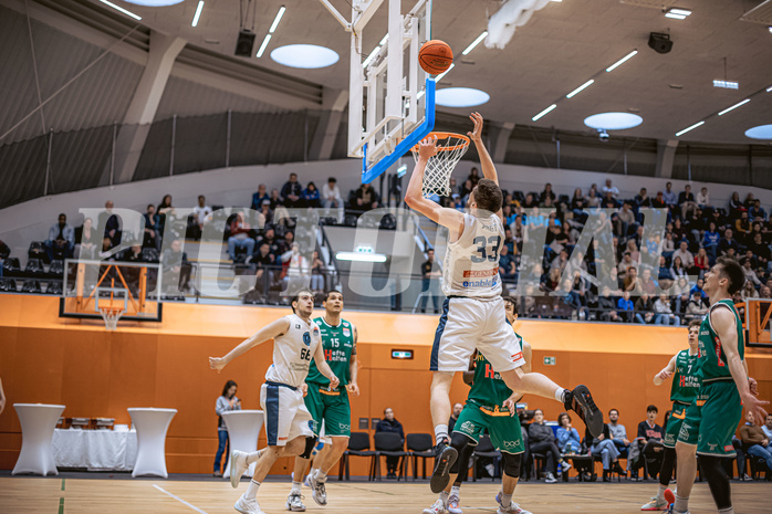 Basketball, Win2Day Superliga 2022/23, 9. Qualifikationsrunde, Vienna Timberwolves, Kapfenberg Bulls, Chris Vogt (33)