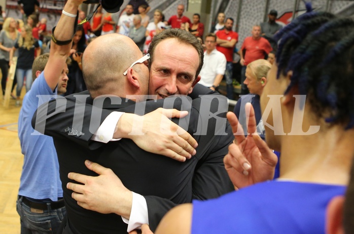 Basketball ABL 2015/16 Playoff Finale Spiel 3 WBC Wels vs. Oberwart Gunners


