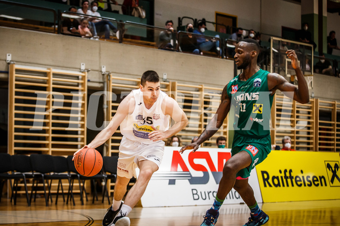 Basketball, Basketball Zweite Liga, Grunddurchgang 15.Runde, Mattersburg Rocks, Dornbirn Lions, Ivan Begic (35)