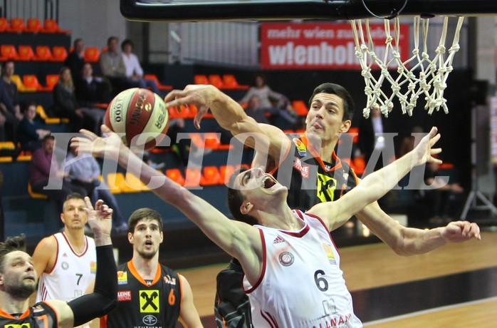 Basketball ABL 2015/16 Grunddurchgang 23.Runde BC Vienna vs. Fürstenfeld Panthers



