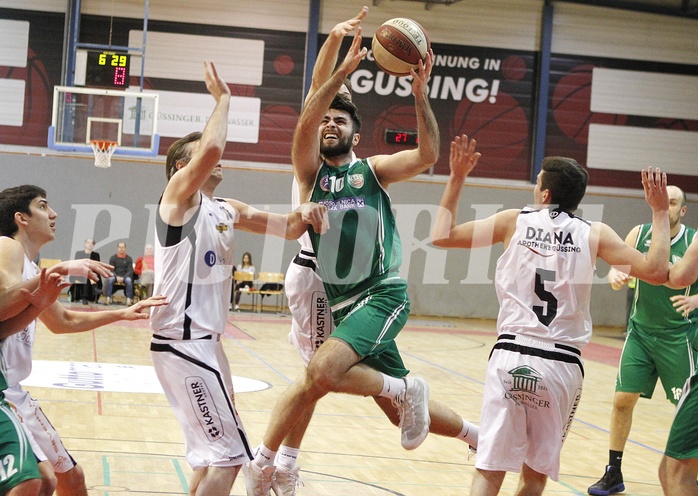Basketball 2.Bundesliga 2017/18 Grunddurchgang 19.Runde  Jennersdorf Blackbirds vs KOS Celovec