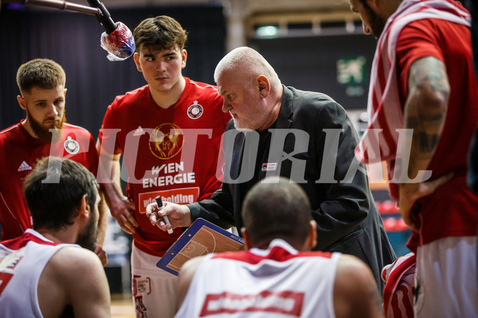 Basketball, bet-at-home Basketball Superliga 2020/21, Grunddurchgang 17.Runde, BC Vienna, Flyers Wels, Zoran Kostic (Head Coach)