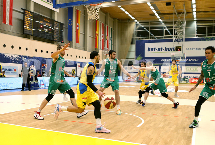 Basketball Superliga 20120/21, 1. Plazierungsrunde SKN St.Pölten vs. Kapfenberg Bulls


