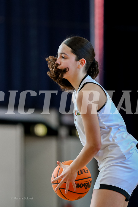 02.03.2025 Österreichischer Basketballverband 2024/25, SLWU16 Basket Flames UNION vs. DBB  Basketgirls Wels