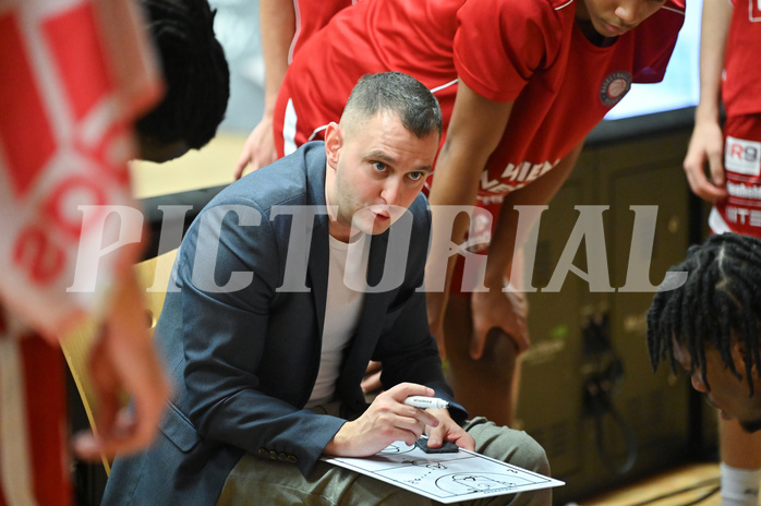 Basketball, Superliga 2024/25, Grunddurchgang 5.Runde, Flyers Wels vs. BC Vienna,